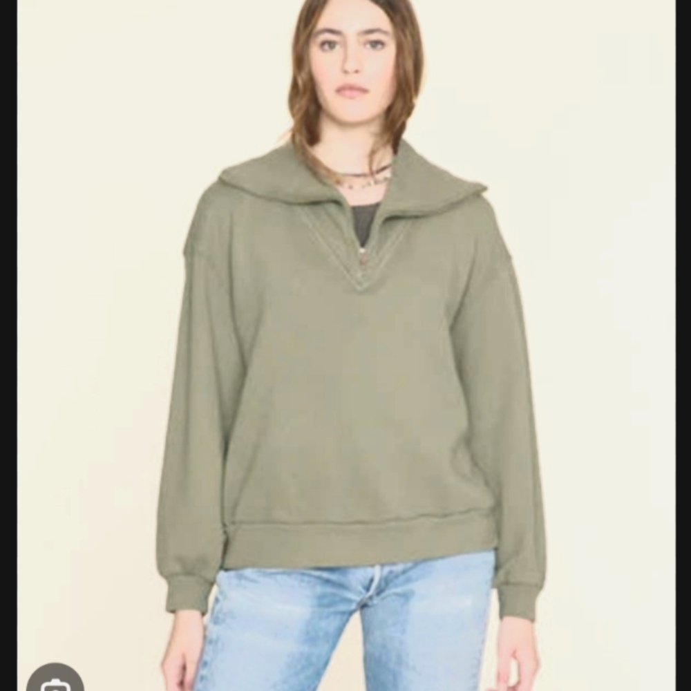 Xirena Clark Sweatshirt Agate Green